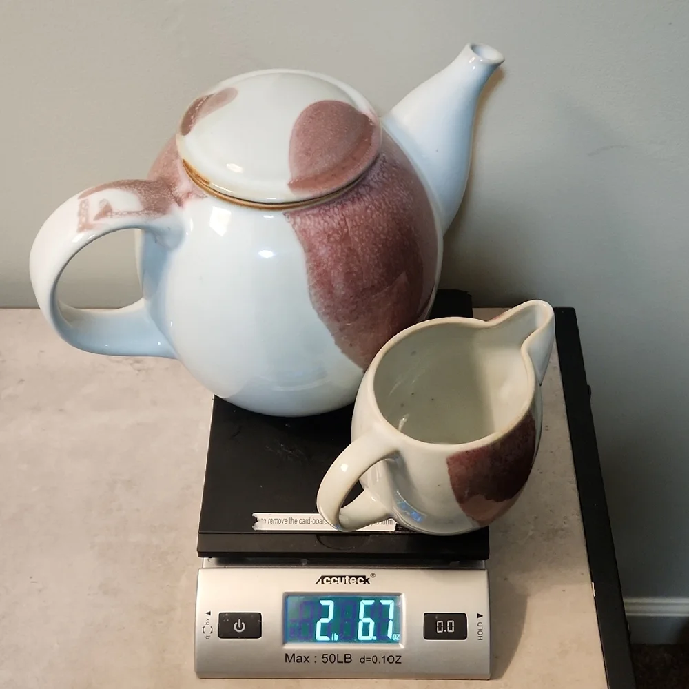 Vintage Diane Love Mikasa Tea Pot With Lid & Creamer Set Mid-Century RARE HTF